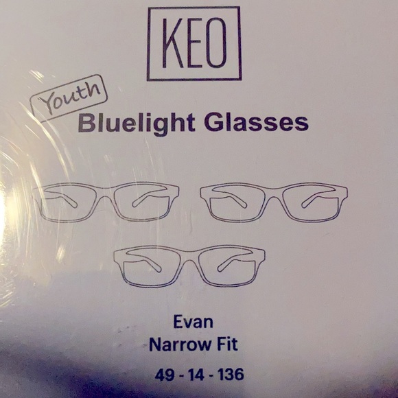 NWT-KEO Youth Bluelight glasses- Evans narrow fit - Picture 4 of 4